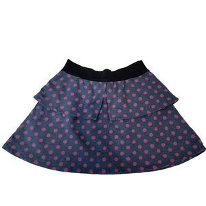 TEA COLLECTION Split Ruffle Polka Dot Skirt size 7